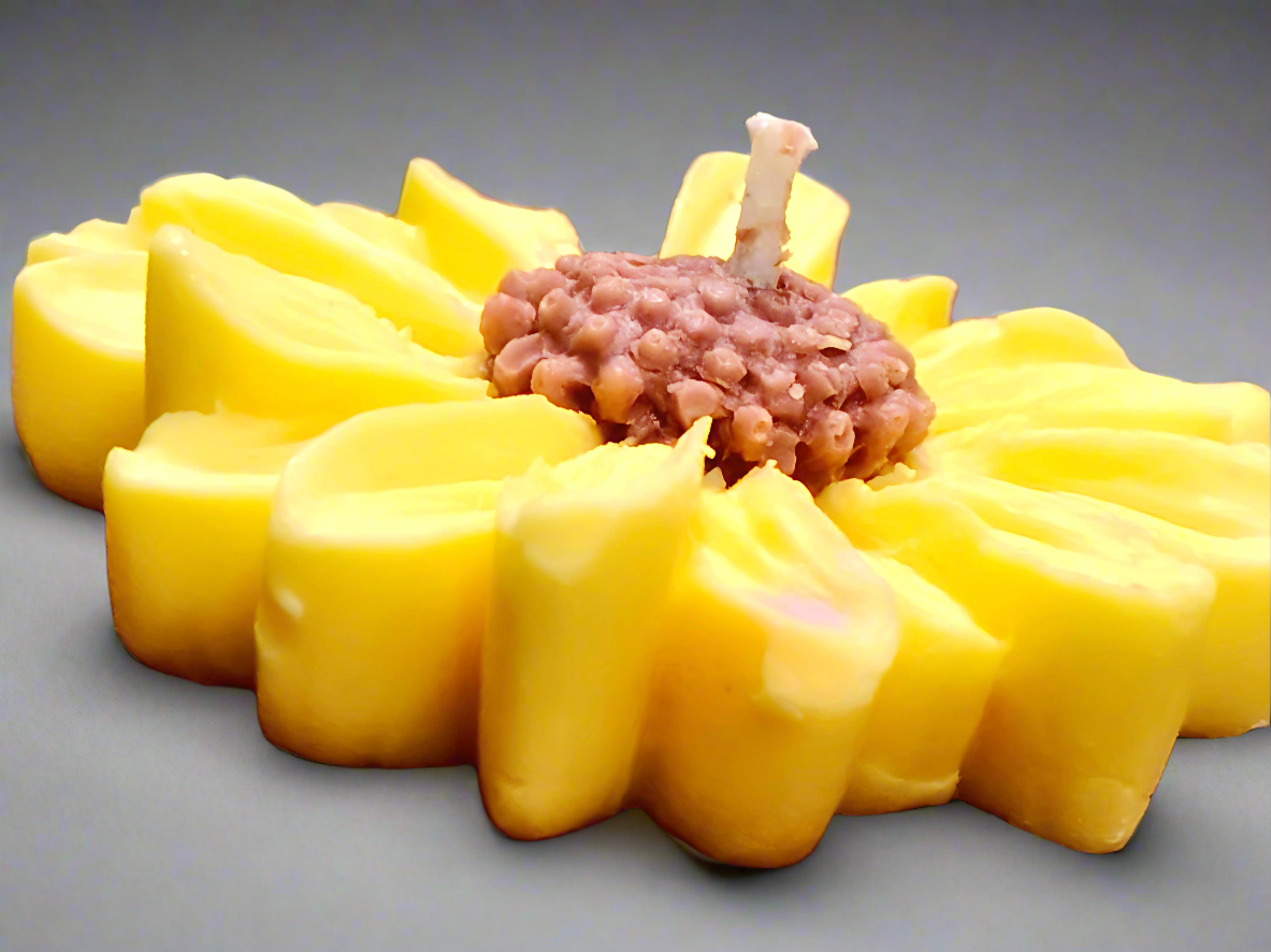 Multicolour Sunflower Candles - Bright & Cheerful Glow