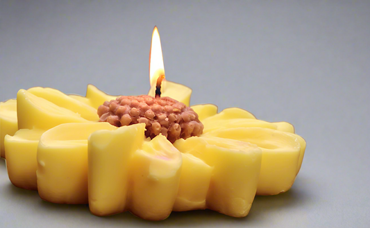 Multicolour Sunflower Candles - Bright & Cheerful Glow