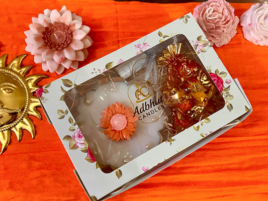 Urli Scented Candles With Chocolate| Deewali Gift Hamper|